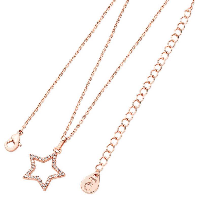 Tipperary Star Pendant Open Rose Gold