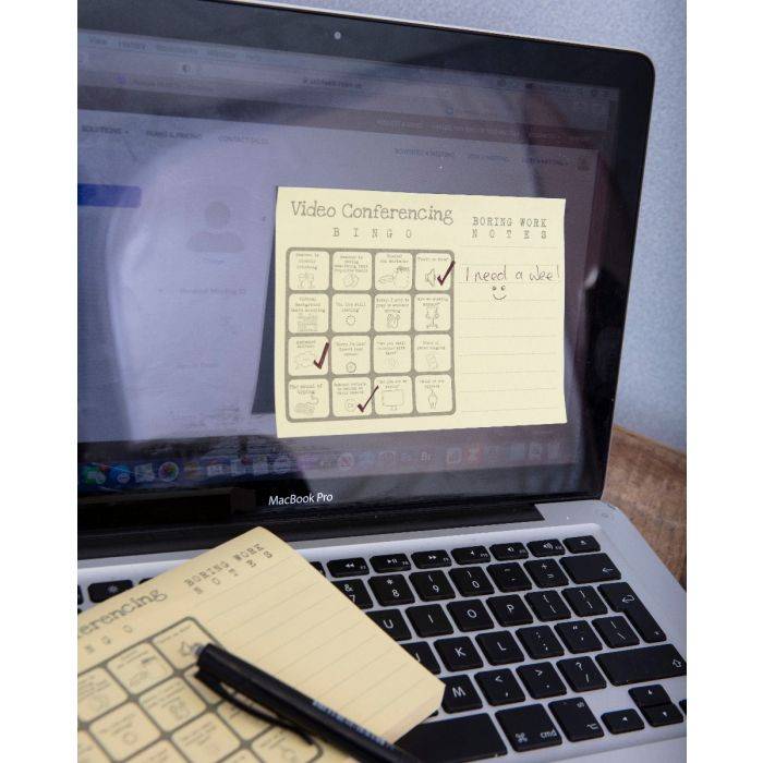Virtual Meeting: Bingo Notepad