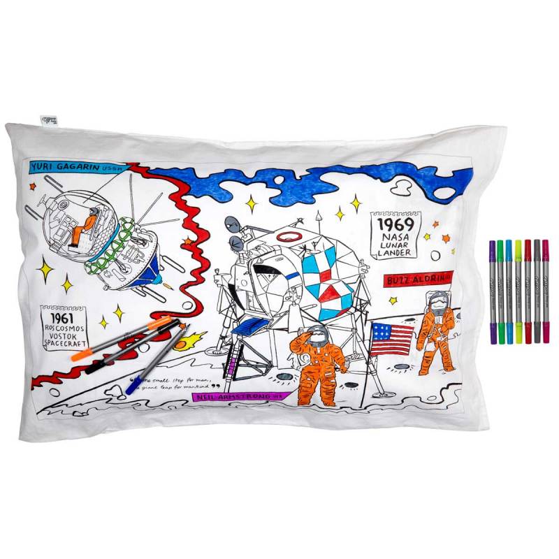 Space Explorer Pillowcase From Eat Sleep Doodle