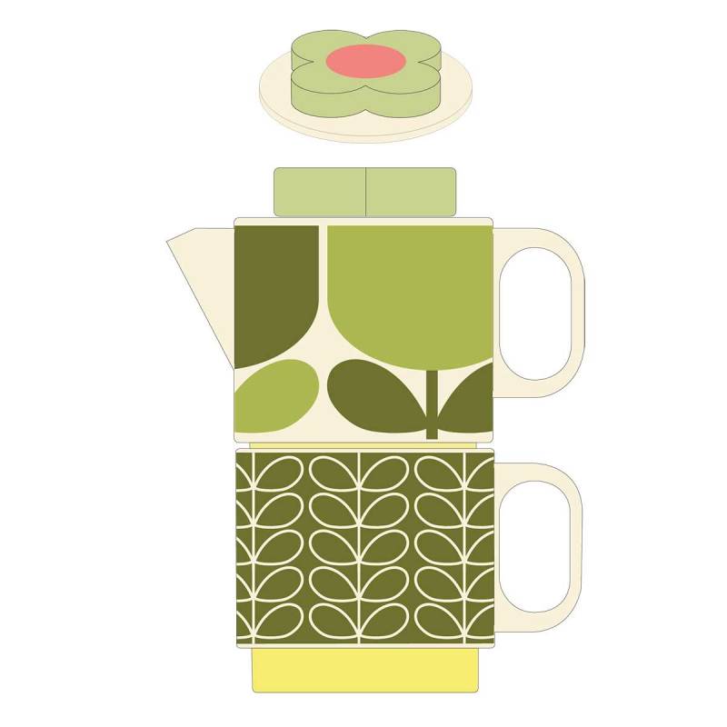 Orla Kiely Stackable Tea For One