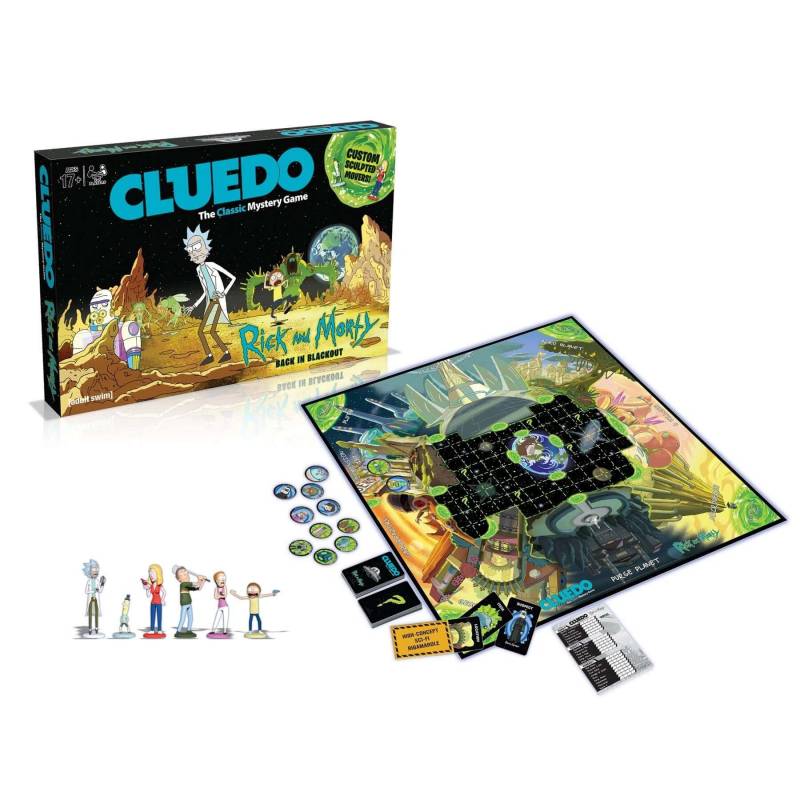 Rick And Morty Cluedo Mystery Board Game