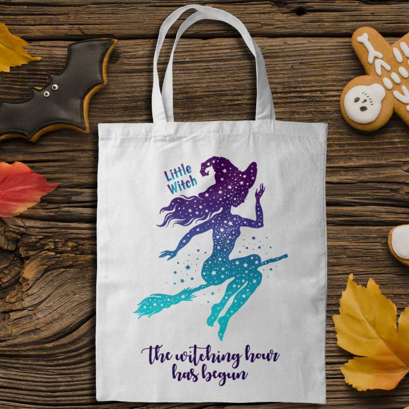 Little Witch Personalised Tote Bag