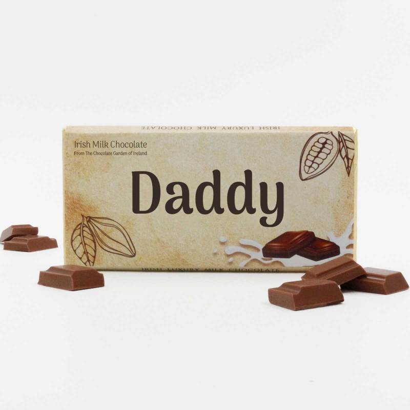 Daddy - Personalised Irish Milk Chocolate Bar 75g