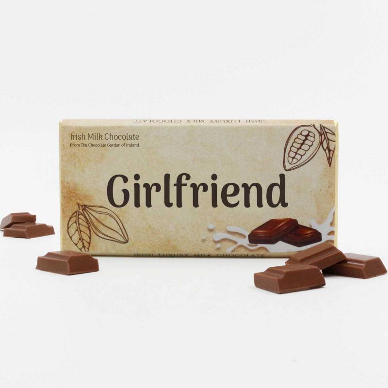 Girlfriend - Personalised Irish Milk Chocolate Bar 75g