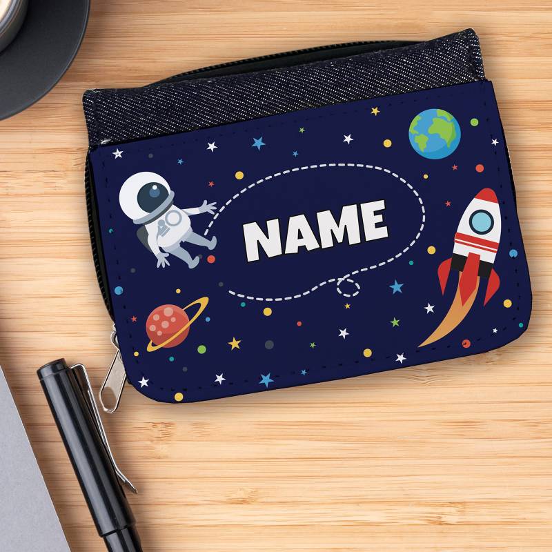 Any Name Universe Design - Jeans Personalised Wallet