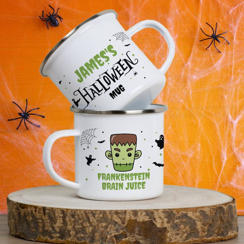 Name's Halloween Mug, Spooky Juice - Personalised Enamel Mug_DUPLICATE