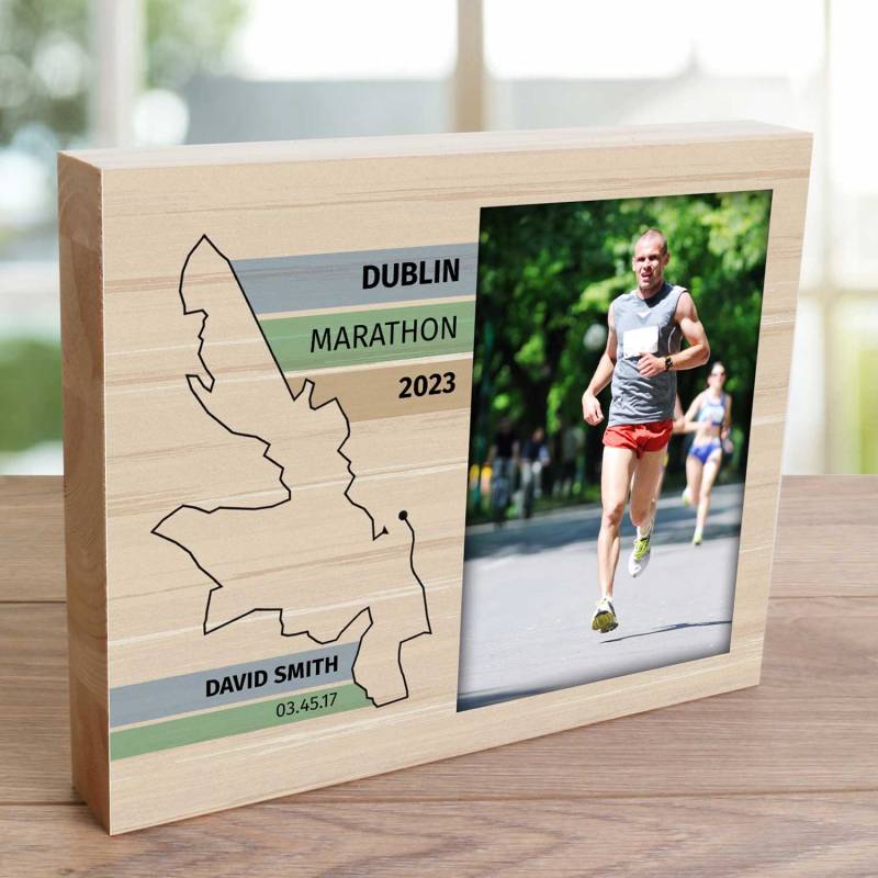 Any Picture Marathon - Wooden Photo Blocks