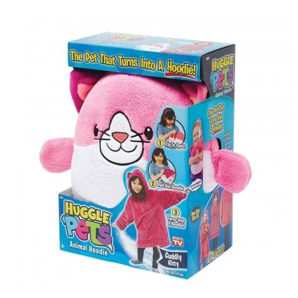 Huggle Pets Cat Pink Hoodie