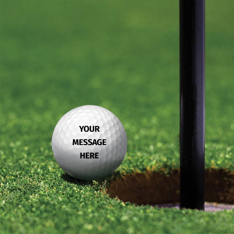Swing, Swear, Repeat - Personalised Golf Ball - Set of 3 Balls