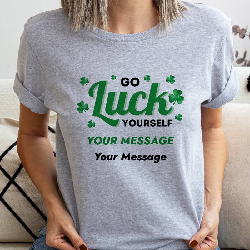 The Leprechauns made me do it... Personalised T-Shirt_DUPLICATE