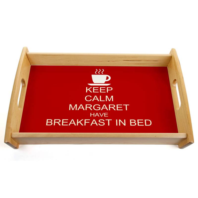 Keep Calm Breakfast Tray