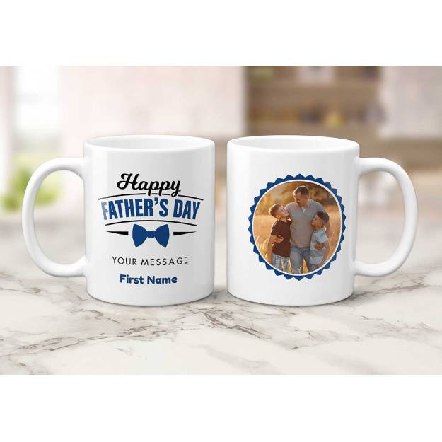 Happy Father's Day Personalised Photo Mug