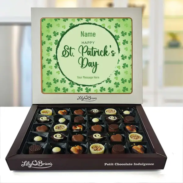 Happy St. Patrick's Day Personalised Chocolate Box 270g