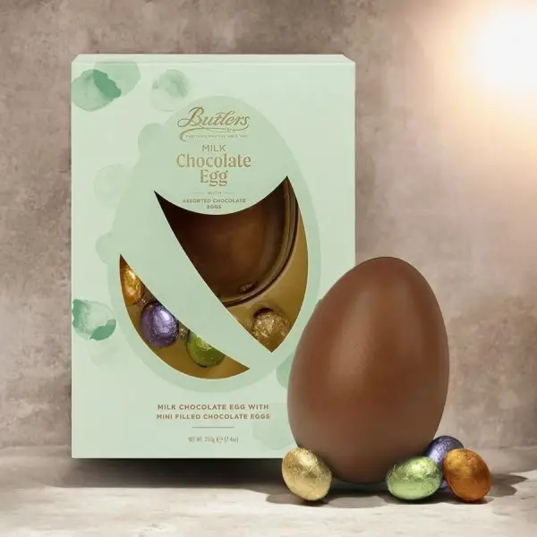 Butlers Milk Chocolate Boxed Egg With Mini Filled Eggs 210g