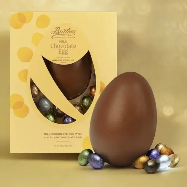 Butlers Large Milk Chocolate Boxed Egg With Mini Filled Eggs 350g