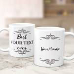 Any Message Best Any Title Ever Black - Personalised Mug