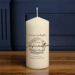 On Your Confirmation - Personalised Candle