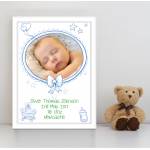 Any Photo Bow Baby Personalised Poster
