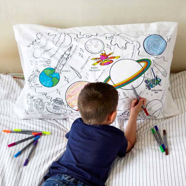 Space Explorer Pillowcase From Eat Sleep Doodle