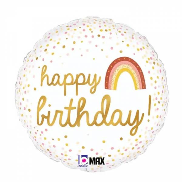 Boho Happy Birthday Balloon in a Box