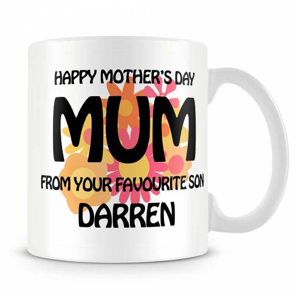 Favourite Son Daughter Personalised Photo Mug