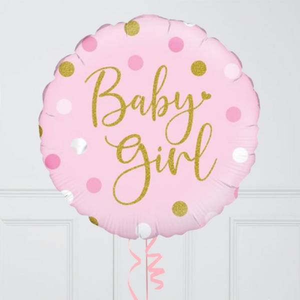 Sparkling Baby Girl Balloon in a Box