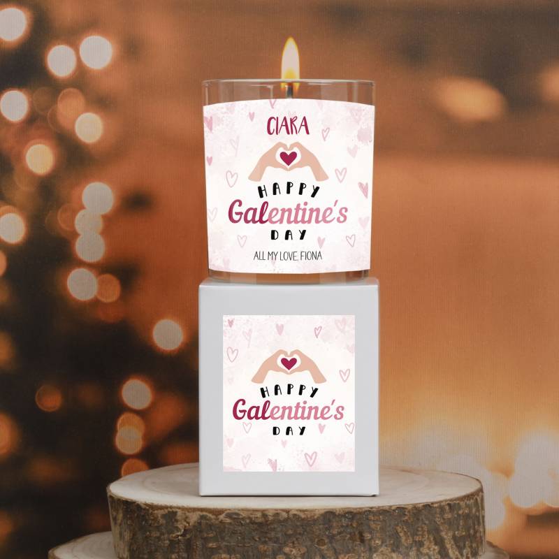 Happy Galentine's Day - Personalised Scented Candle