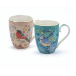 Tipperary Crystal Birdy Set of Two Large Mugs