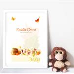Autumn Baby Baby Personalised Poster