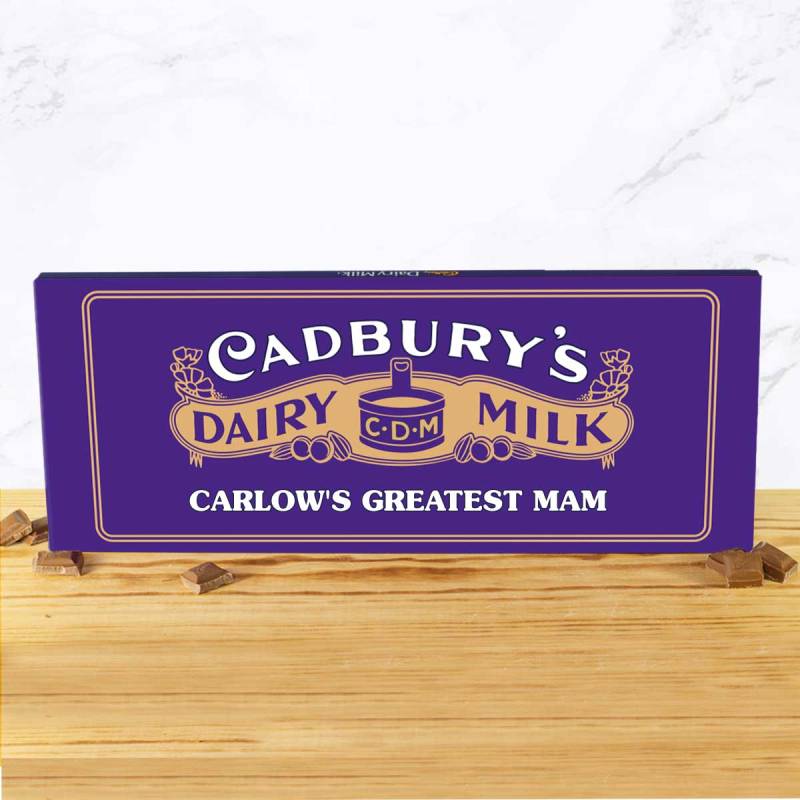 County's Greatest Mam Giant Cadburys Dairy Milk Bar 850g