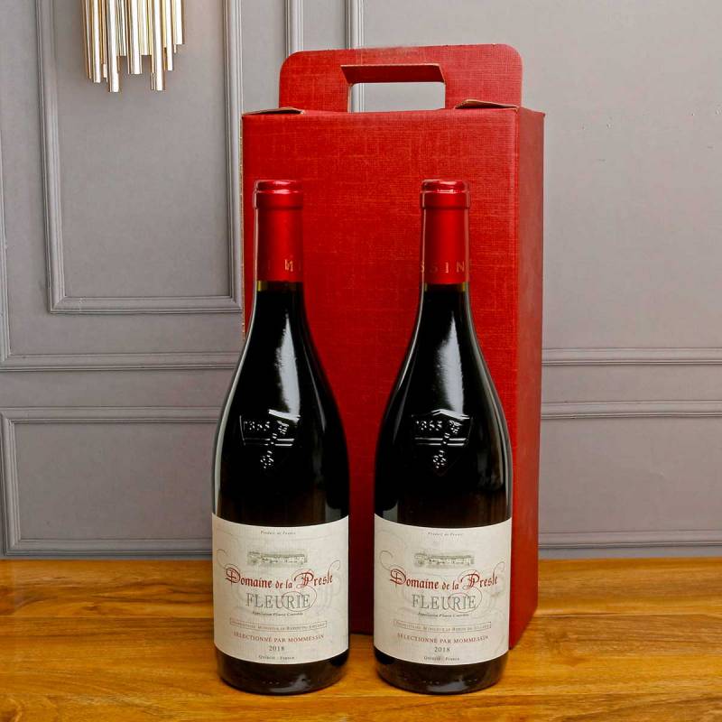 French Premium Double Red in Burgundy Box