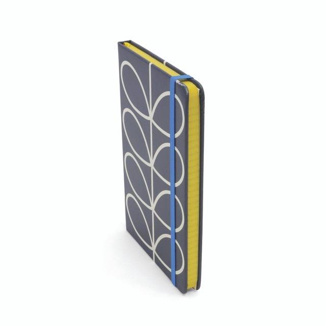 Orla Kiely Notebook - Linear Stem Grey