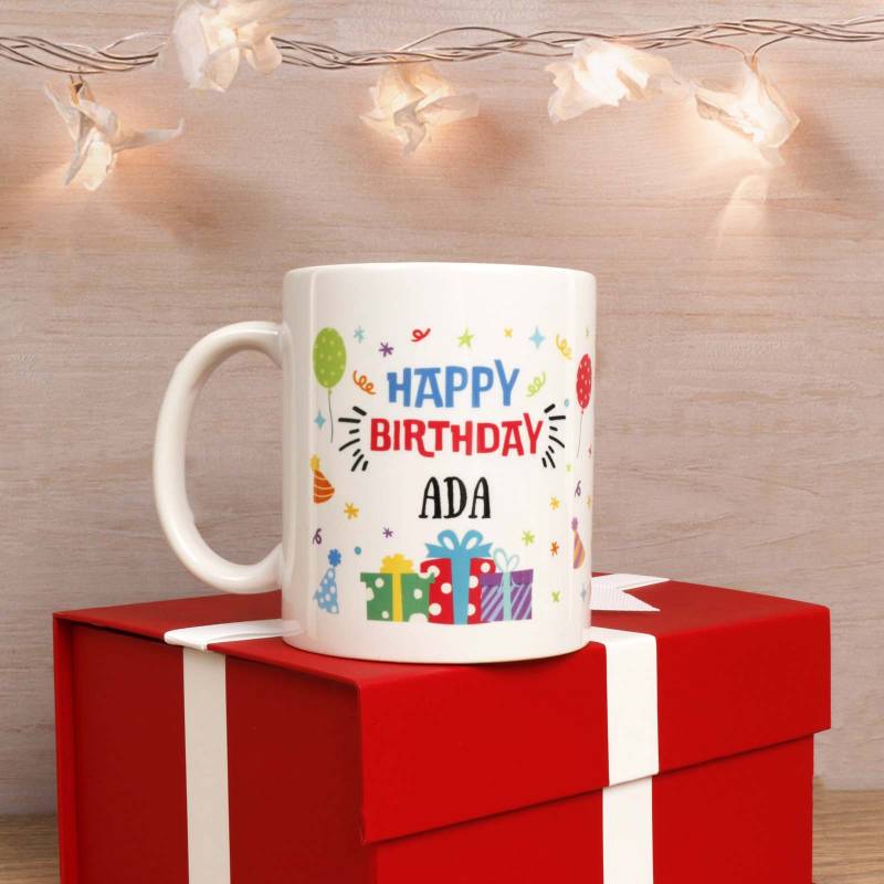 Happy Birthday Celebration - Personalised Mug