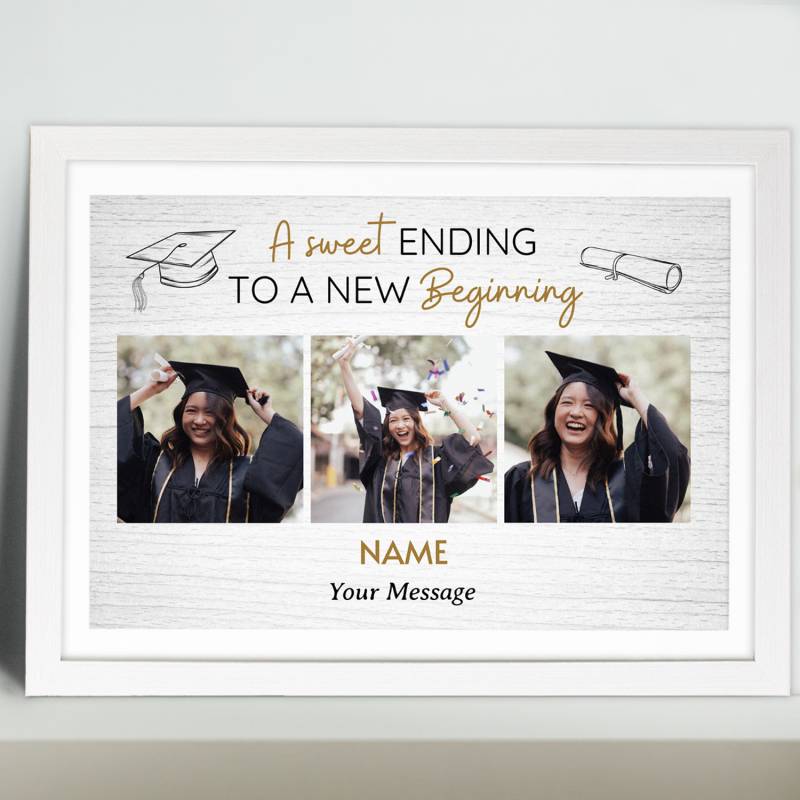 A sweet ending to a new beginning - Personalised Poster