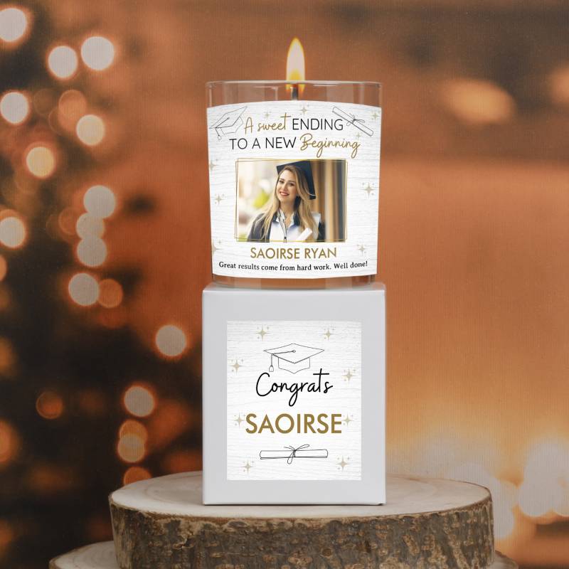Congrats on your Graduation - Personalised Scented Candle