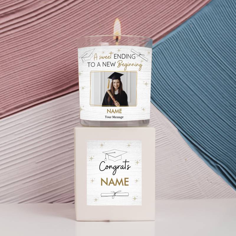 Congrats on your Graduation - Personalised Scented Candle