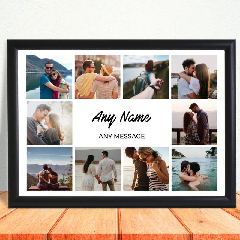 Any Text, Photo Collage - Personalised Poster_DUPLICATE