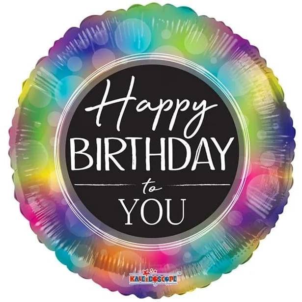 Happy Birthday To You Rainbow Balloon in a Box