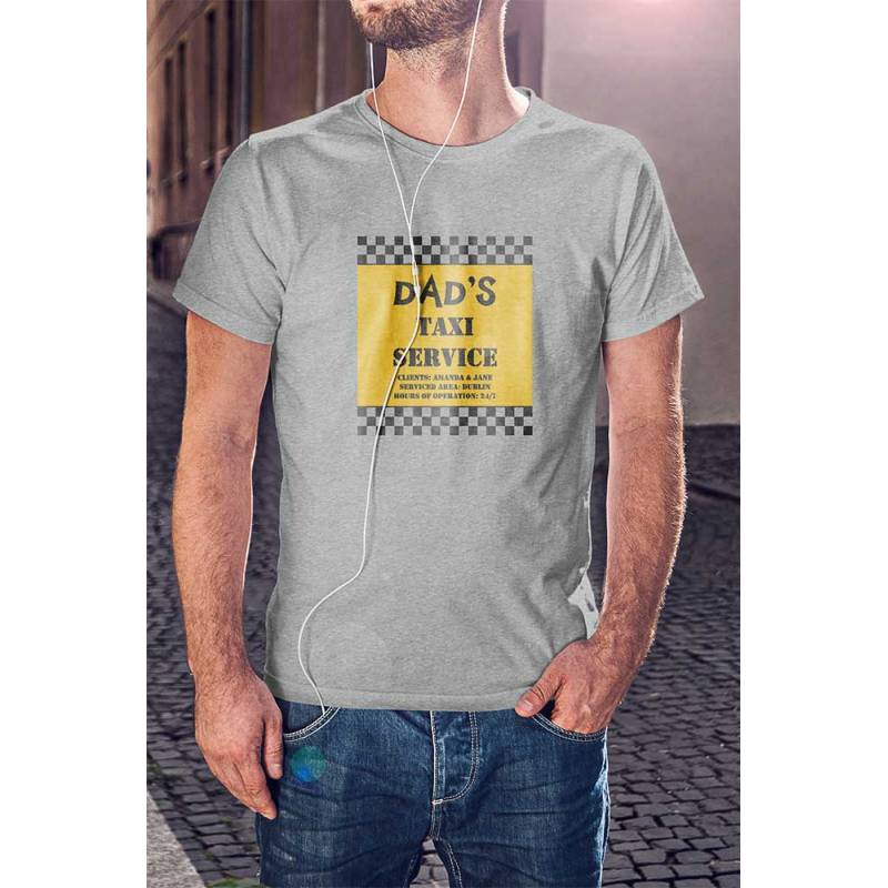 Dad's Taxi Service Personalised T-Shirt
