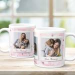 Any Text Any Photo Cherry Blossom Personalised Mug