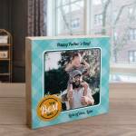 Best Dad Any Message - Wooden Photo Blocks