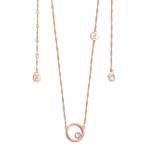 Letter O Rose Gold Pendant