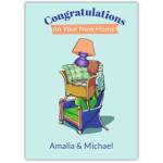 Furniture Congratulations On New Home Card