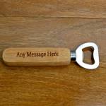 Wooden Personalised Bottle Opener