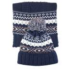 Gent's Fair Isle Hat & Scarf Set