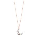 Tipperary Half Moon Opal Rose Gold Pendant