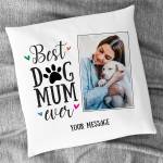 Best Dog Mum Ever Personalised Cushion Square