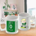 Footy Boy Personalised Football Handle Mug