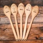 Personalised Family Wooden Spoon