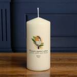 LEAVE OFFLINE Robins Appear When Loved Ones Are Near New - Personalised Candle